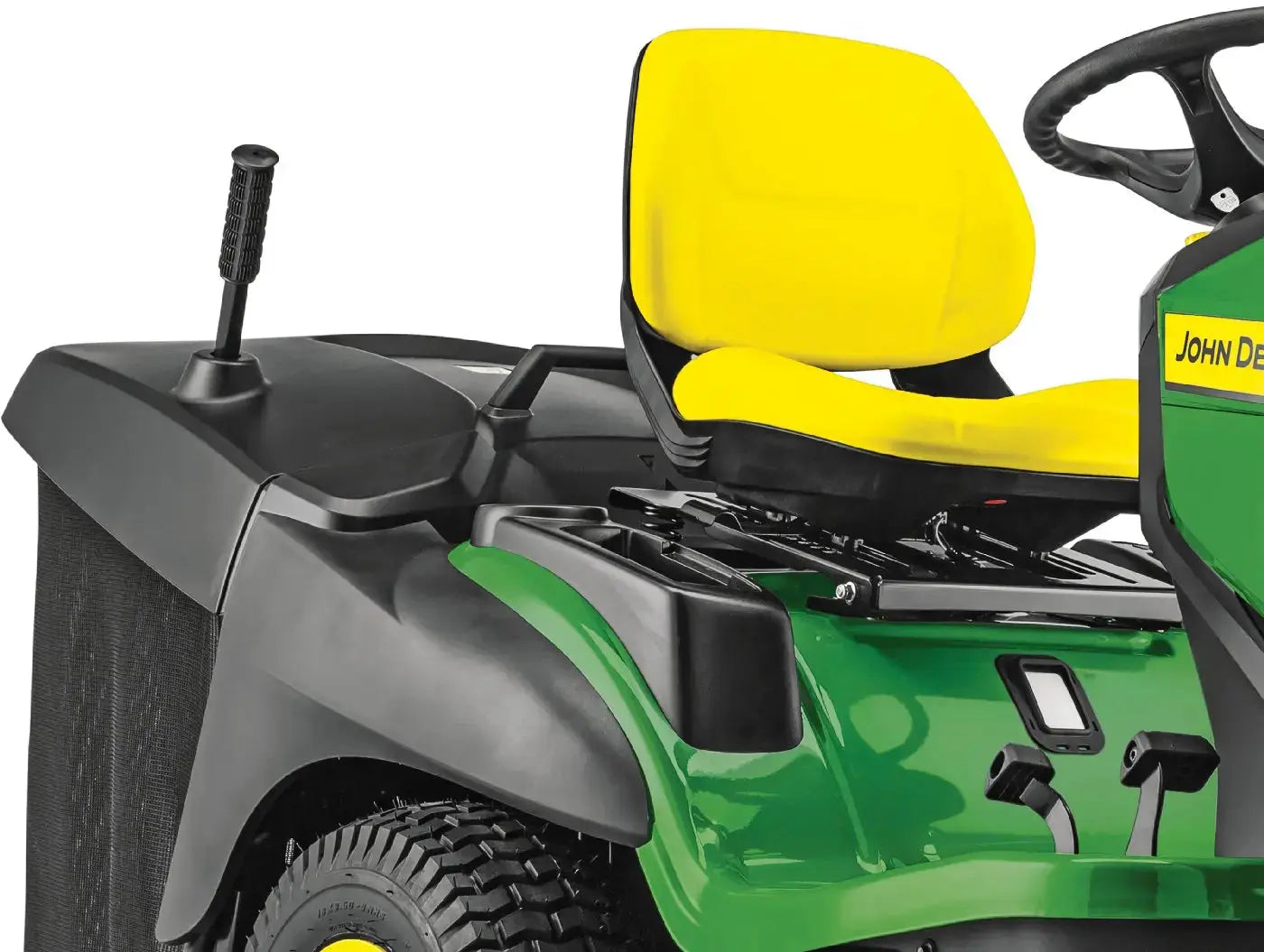 John Deere X167R Rasentraktor 107 cm Schnittbreite 20 PS V-Twin Motor Hydrostat 300 L Fangkorb Aufsitzmäher