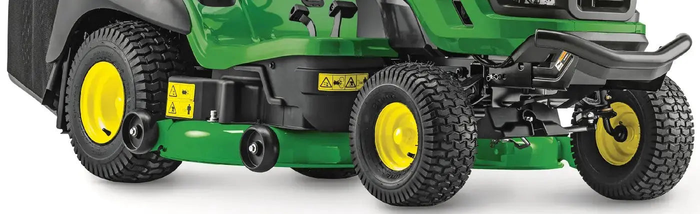 John Deere X167R Rasentraktor 107 cm Schnittbreite 20 PS V-Twin Motor Hydrostat 300 L Fangkorb Aufsitzmäher